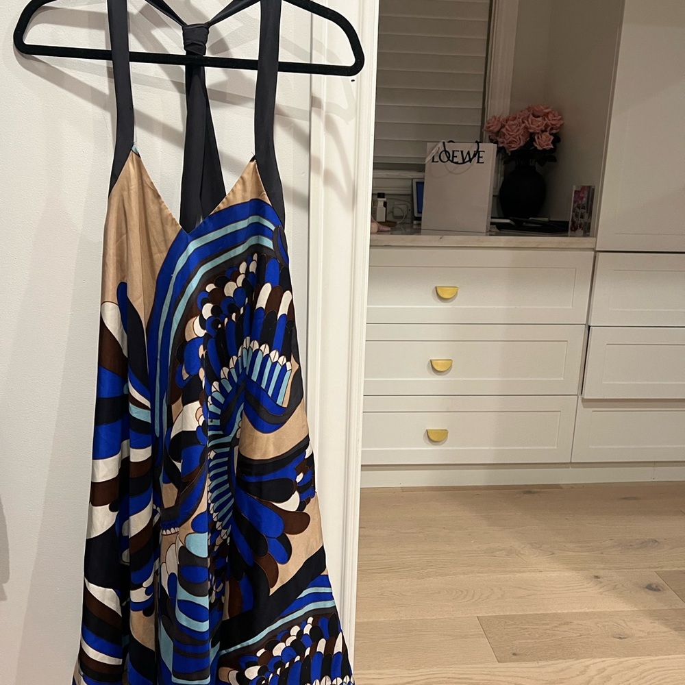 Tibi silky Multicolor Patterned Women's Dress